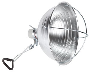 clamp lamp for infrared bulb
