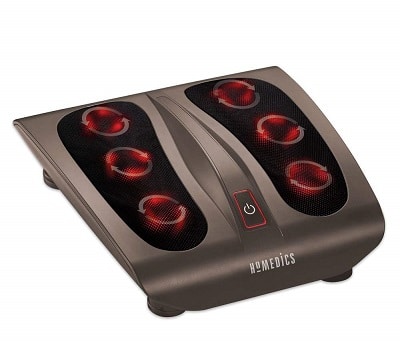 homedics shiatsu heated foot massager