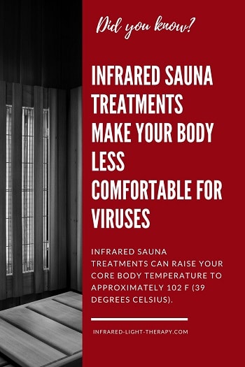 infrared sauna for cold and flu viruses