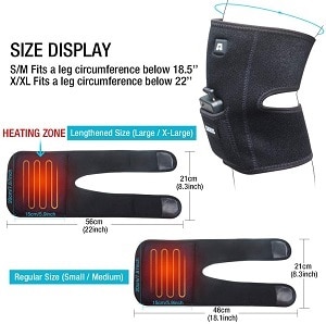 arris knee heating wrap review