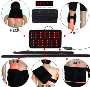 light therapy pad placements