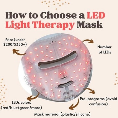 how to choose a LED light therapy mask