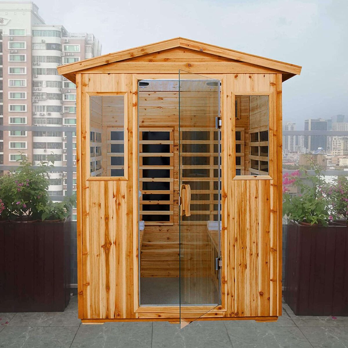 best outdoor infrared sauna for 4 people
