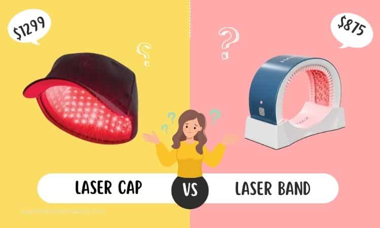 laser cap vs. laser band