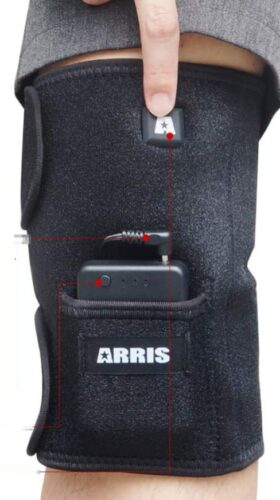 arris heated knee brace review