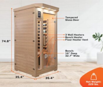 life pro 1 person far infrared sauna review