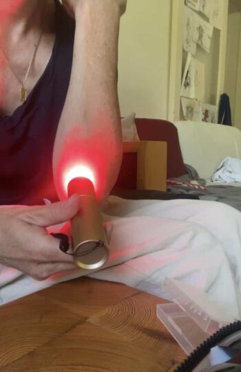 utk red light therapy device trial