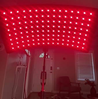 best red LED light therapy lamp