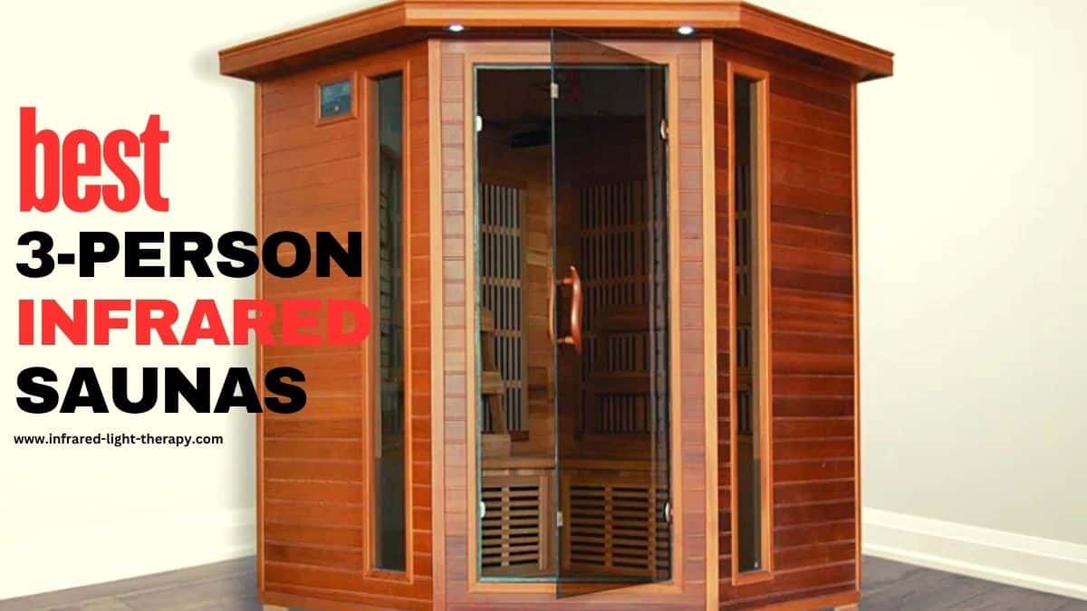 best 3-person infrared saunas for home low EMF