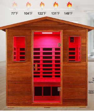 full spectrum outdoor water resistant infrared sauna