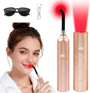 aswaysun red light therapy device for nose
